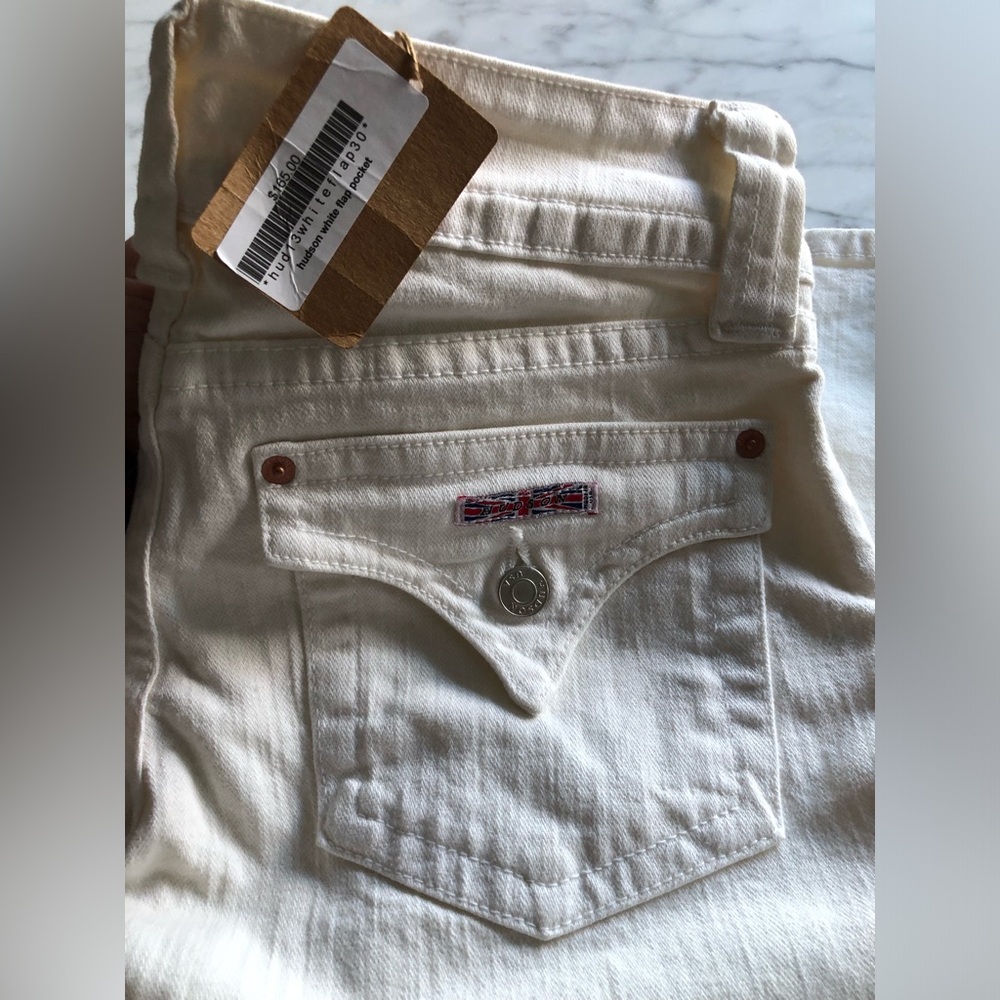 Hudson Jeans 30 White Bootleg